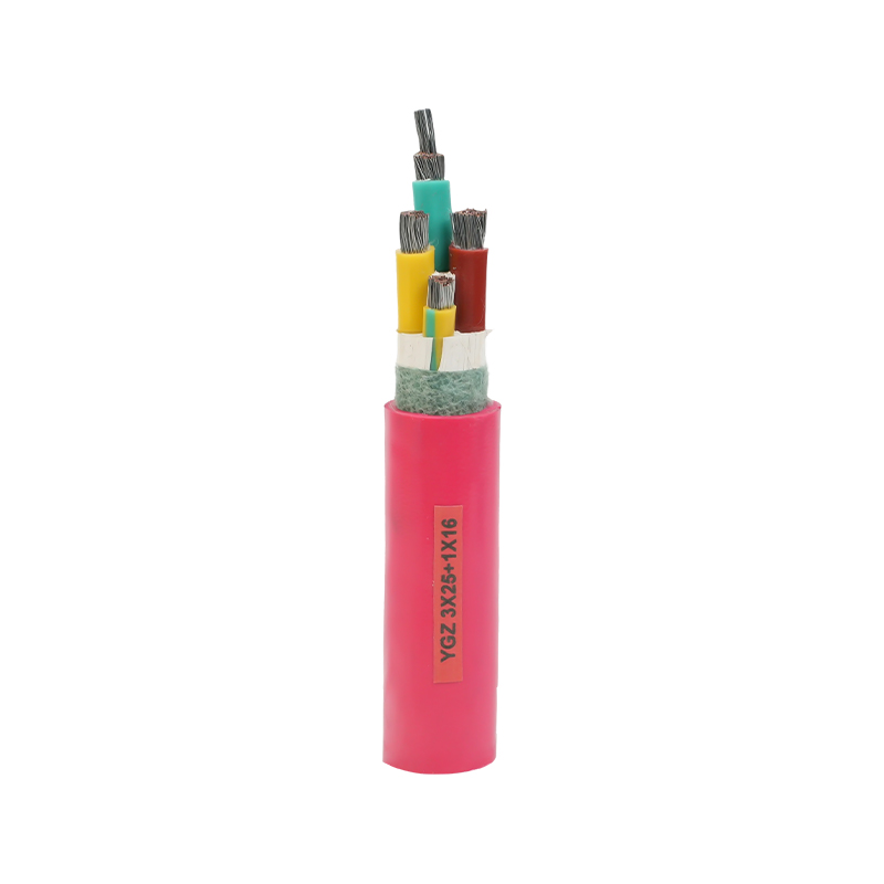 Kabel Suhu Tinggi Terisolasi Karet Silikon YGZ
